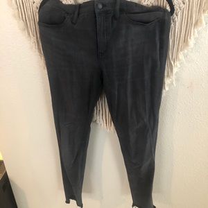Madewell Dark Gray 31T Skinny Jeans